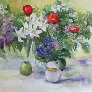 T.鈴木 水彩画 花瓶の花 il_fullxfull.4725461039_nsep.jpg