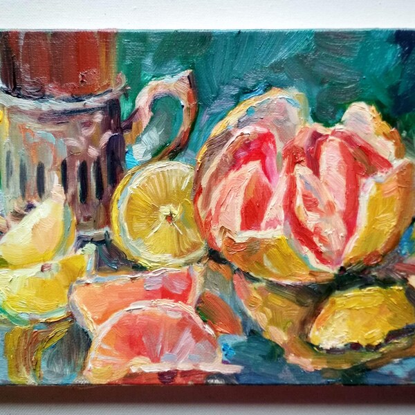 Citrus Painting Etsy