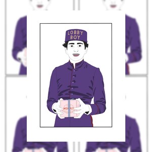 Carte postale Lobby boy