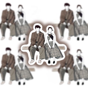 Sticker Harry et Gemma Styles