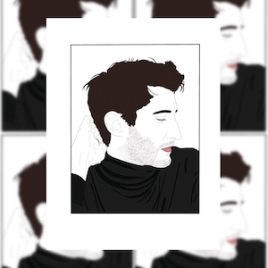 Carte postale Pierre Niney