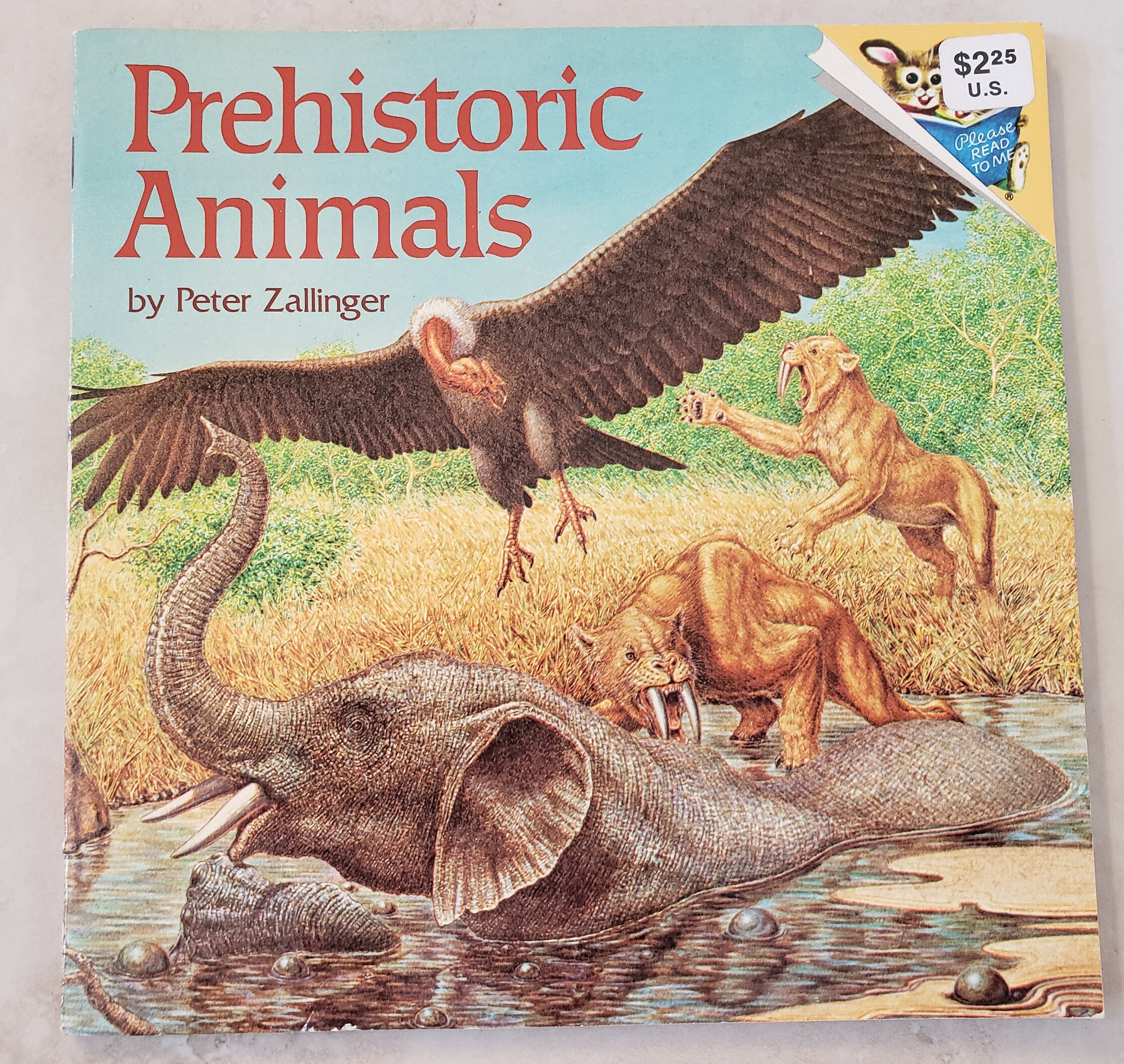 Prehistoric Animals Vintage Childrens Book 1987 Peter Etsy