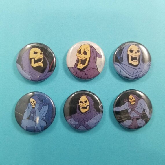 Ewoks Cartoon set of 6 one inch 1/" buttons pins badges Star Wars Droids