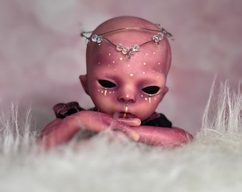 Imani by Noemi Roarks, Reborn doll, ooak, alien reborn, alien doll, alien gifts, alien baby, alternative baby, custom order