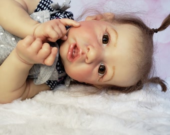 Saskia by Bonnie Brown, Custom Saskia, Toddler Reborn Doll