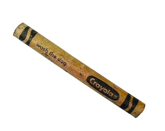 Wash The Dog Crayola Color N Smell Crayon  Vintage Collectible Discontinued Used