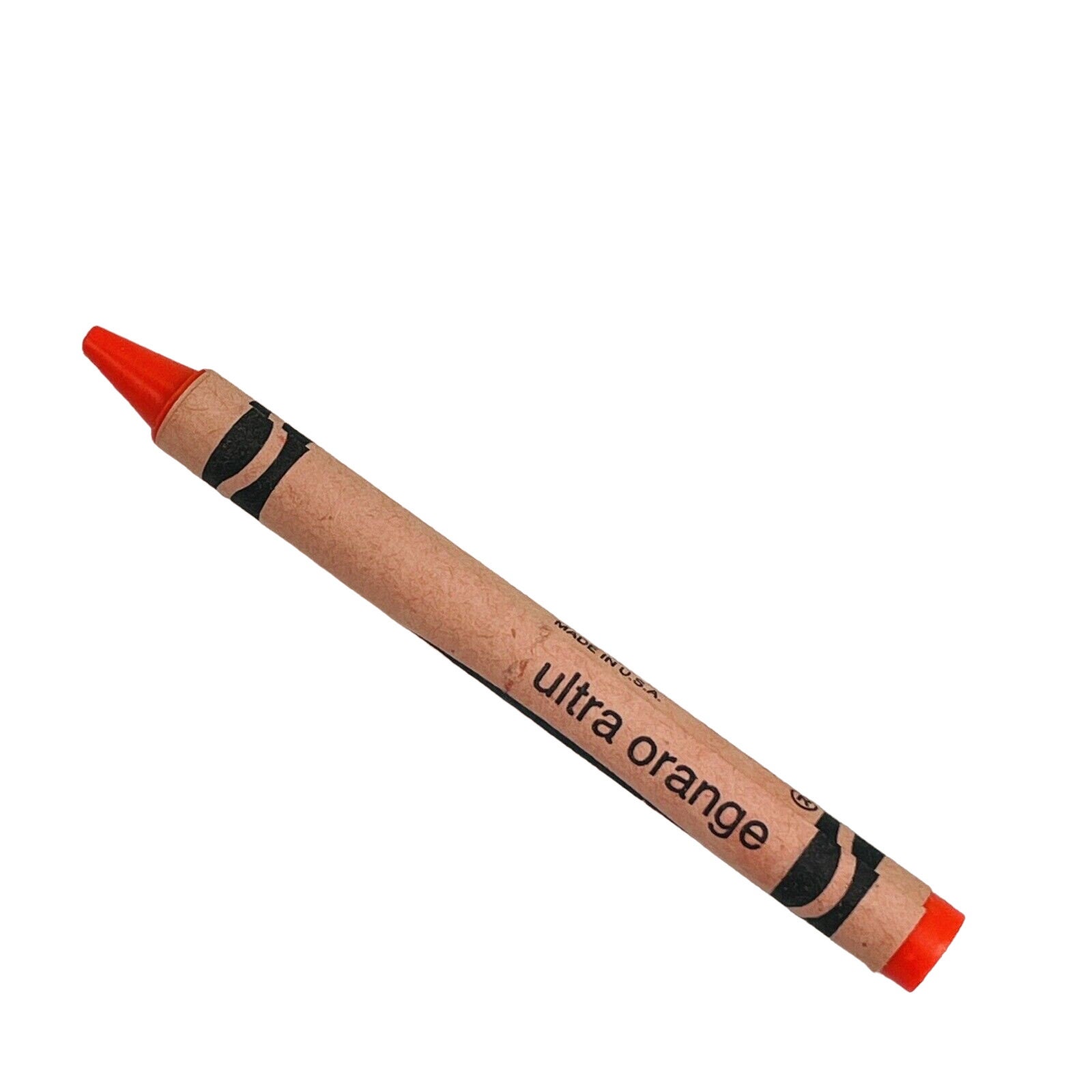 Ultra Orange Crayola Crayon Fluorescent Retired Permanent