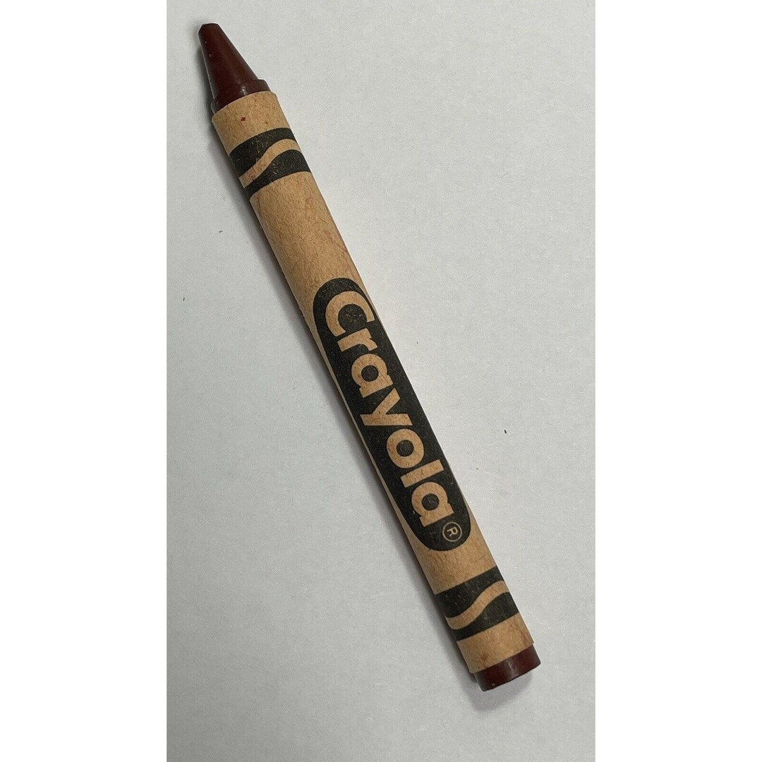 Vintage Crayola Indian Red Crayon Retired Binney & Smith 1990 Etsy