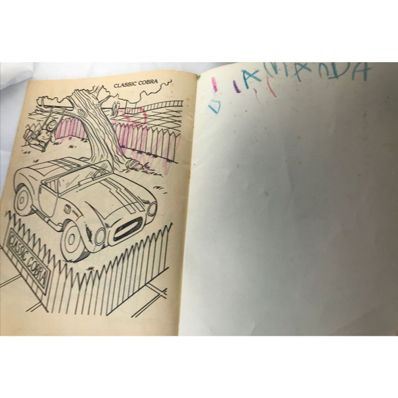 HOT WHEELS Coloring Activity Book Golden Book Some Colored Pages
