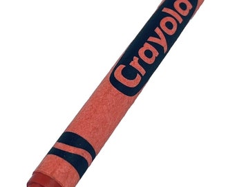 Crayola Crayon Retired Orange Red New Unused Binney & Smith New