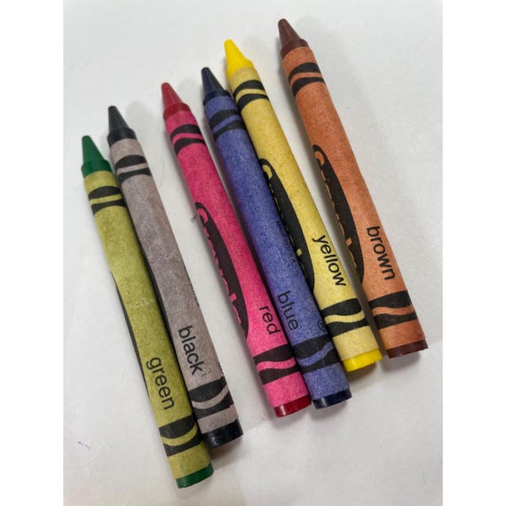 Lot De 6 Paquets De 6 Mini Crayons De Couleur – 36 Crayons Au Total – Pour Pochettes Surprises