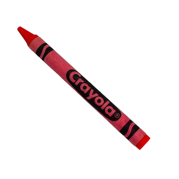 Ultra Red Crayola Crayon Fluorescent Retired Permanent Name Change