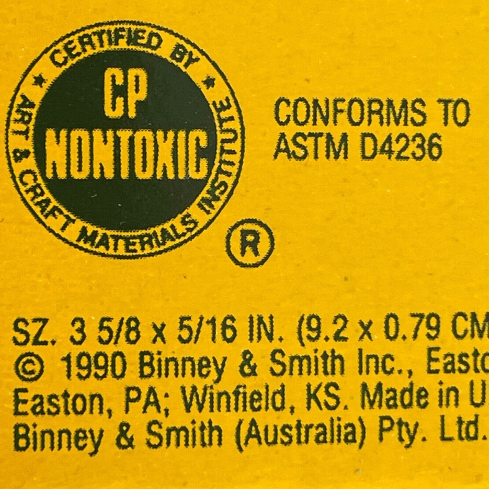 Vintage Crayola Indian Red Crayon Retired Binney & Smith 1990 Etsy