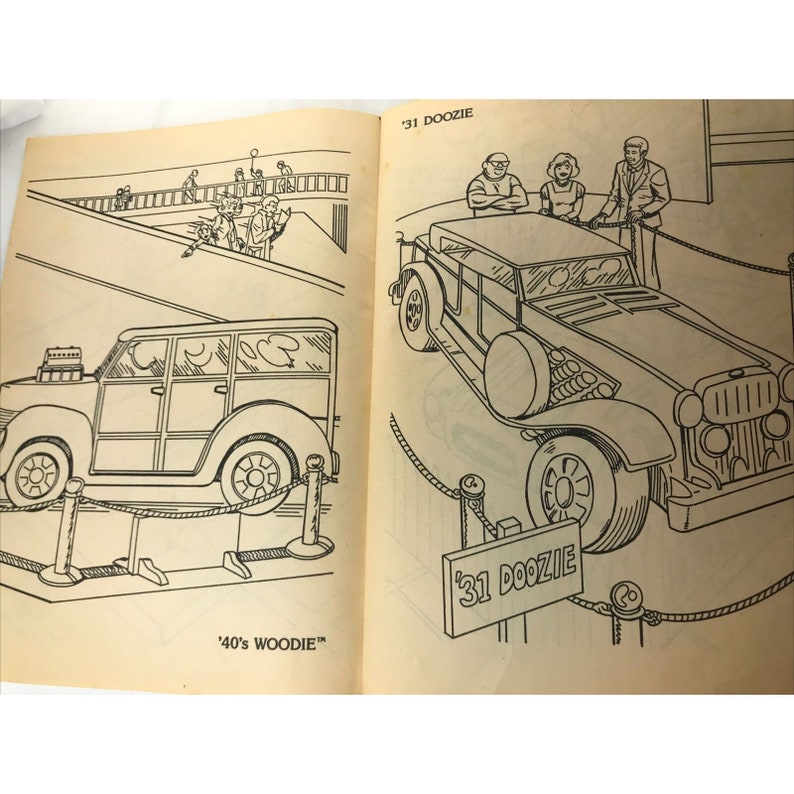 HOT WHEELS Coloring Activity Book Golden Book Some Colored Pages