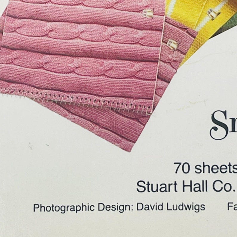 Smart Stuff Fashion David Ludwigs Blue Sweater Vintage Wide Rule Paper