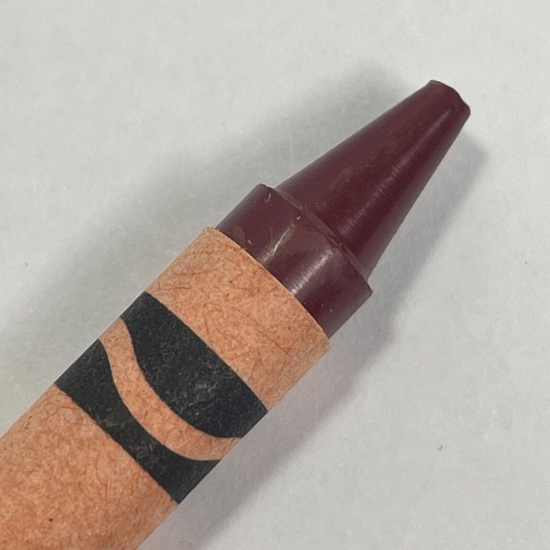 Vintage Crayola Indian Red Crayon Retired Binney & Smith 1990 Etsy