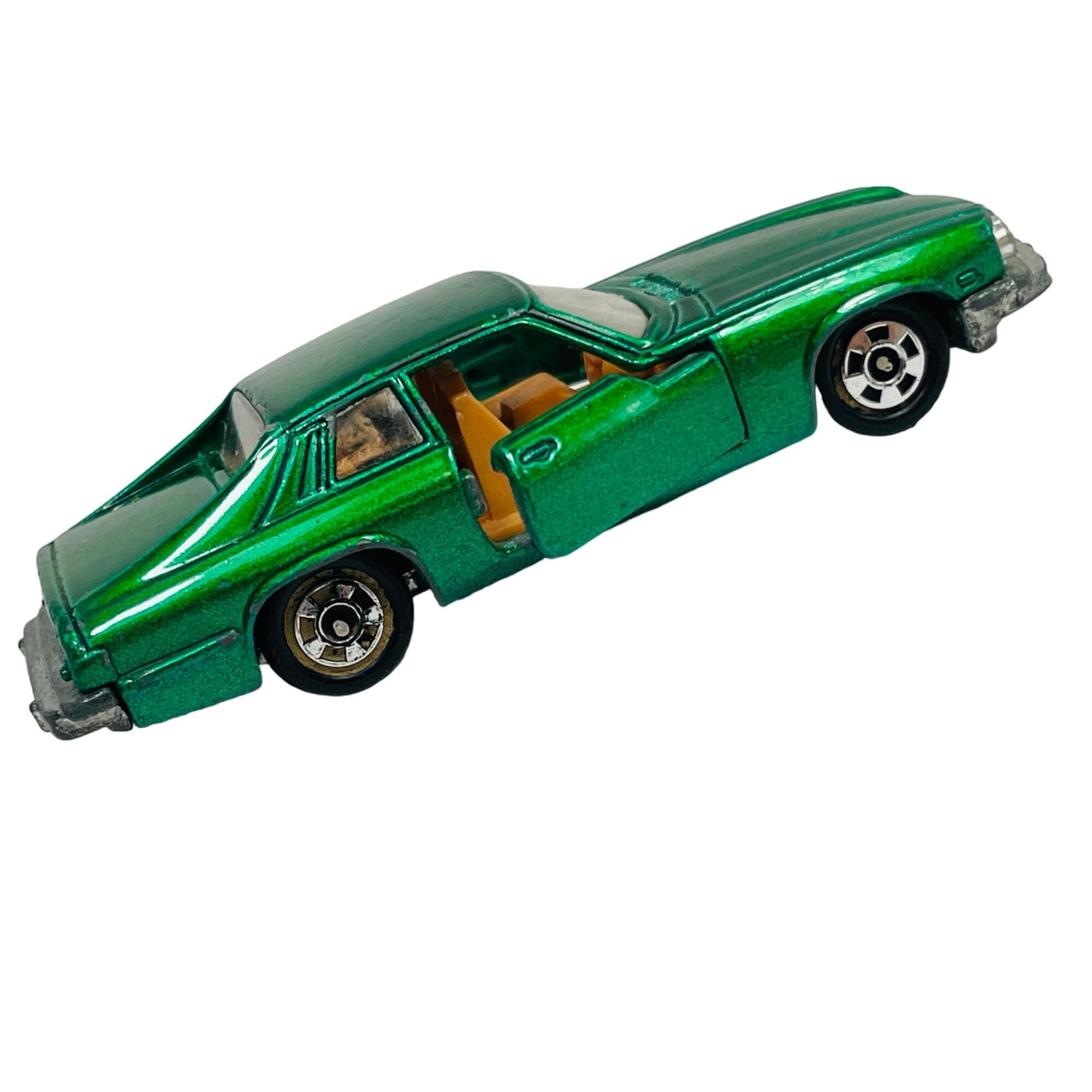 Vintage 1978 Tomica Jaguar XJ-S Die-cast Car Green Tan Interior
