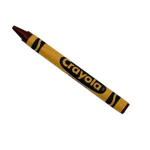 Crayola Crayon Vintage Save The Shade Burnt Sienna From 1992