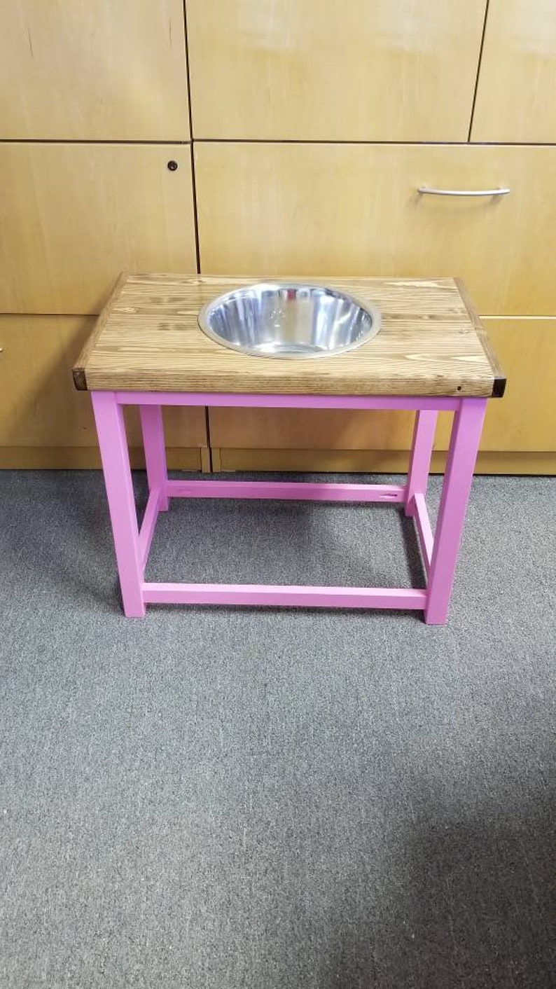 Elevated dog feeding table for Medium Large or Extra Large Etsy