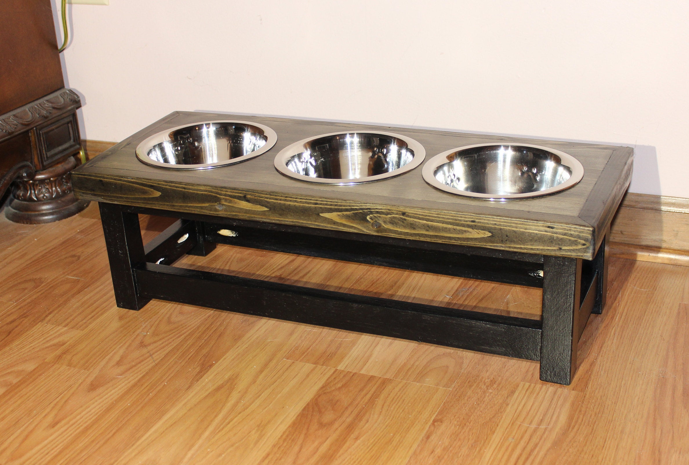 Elevated Stainless Steel Dog Double Bowls With 1 Slow Feeder Bowl, 5 Height  Adjustable Raised Dog Feeder Stand With Dog Bowls For Small Medium And Large  Sized Dogs - Temu