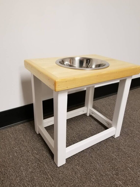 Elevated Dog Feeder Large Size Dog Feeding Station Single Etsy