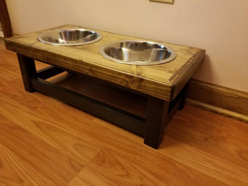 Elevated Dog Feeder. Small Size Dog Feeding Station With Etsy