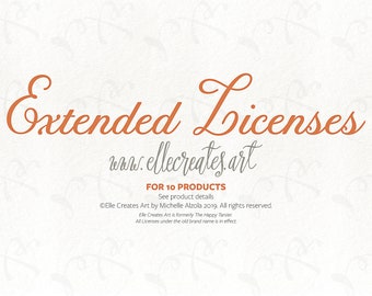 Extended License BUNDLE for Ten Products - Add on - Please purchase 10 products first