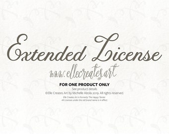Extended License for One Product - Add on - Please purchase a product first