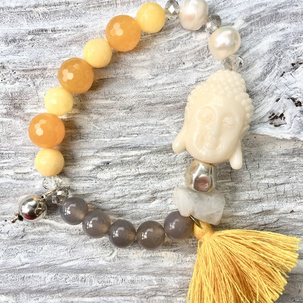 Buddhaarmband Malabracelet Buddha Bohojewelry