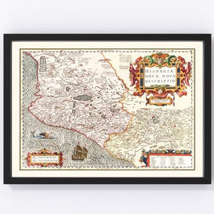 Peru Map 1623, Vintage Peru Map, Old Peru Art, Wall Art Gift for Peru History Lovers Retro Decor