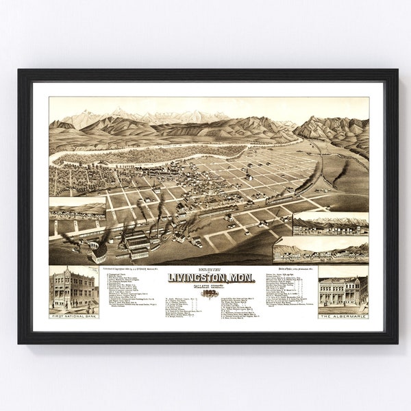 Montana Art Livingston Etsy