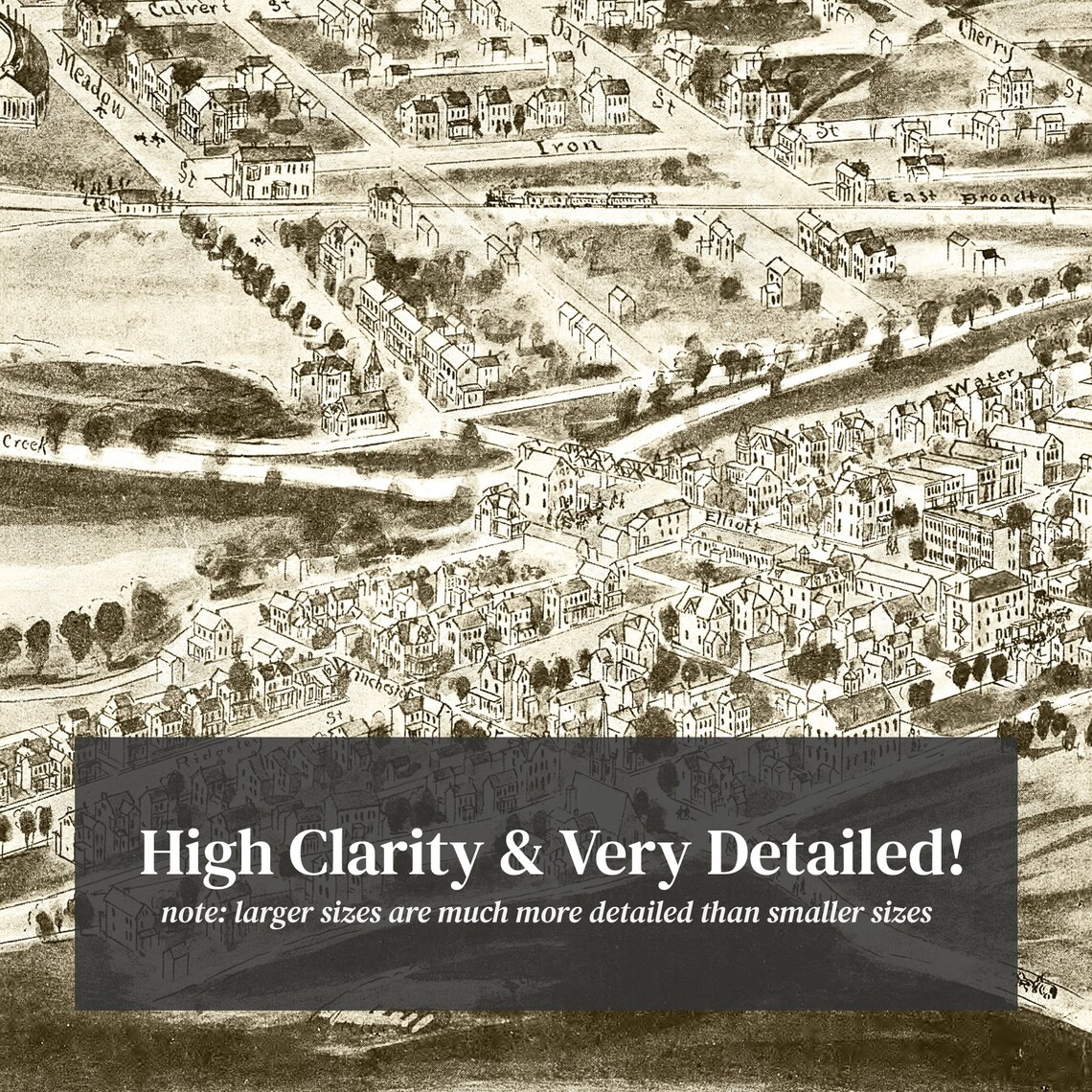 Orbisonia Map 1906 Old Map of Orbisonia Pennsylvania Art Etsy