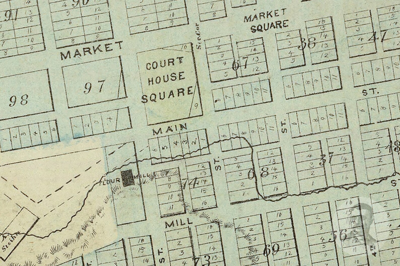 Vintage Glencoe Map from 1874 Old Minnesota Map Historic MN Etsy