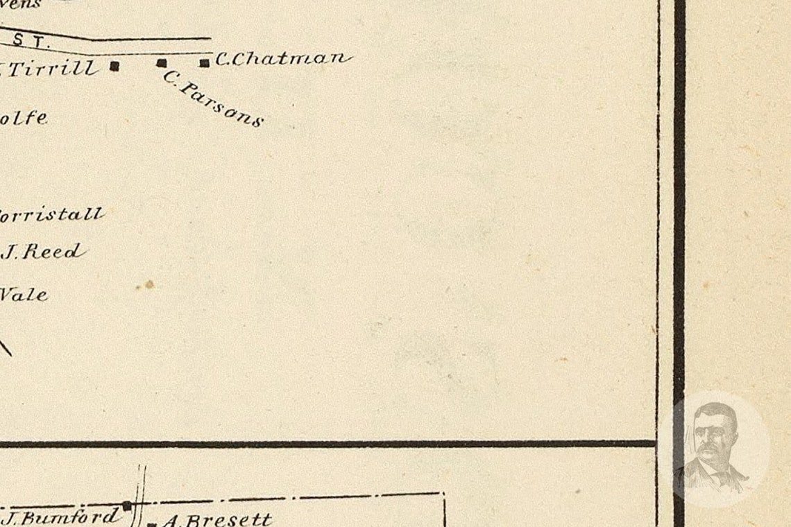 Vintage Colebrook Map from 1892 Old New Hampshire Map Etsy