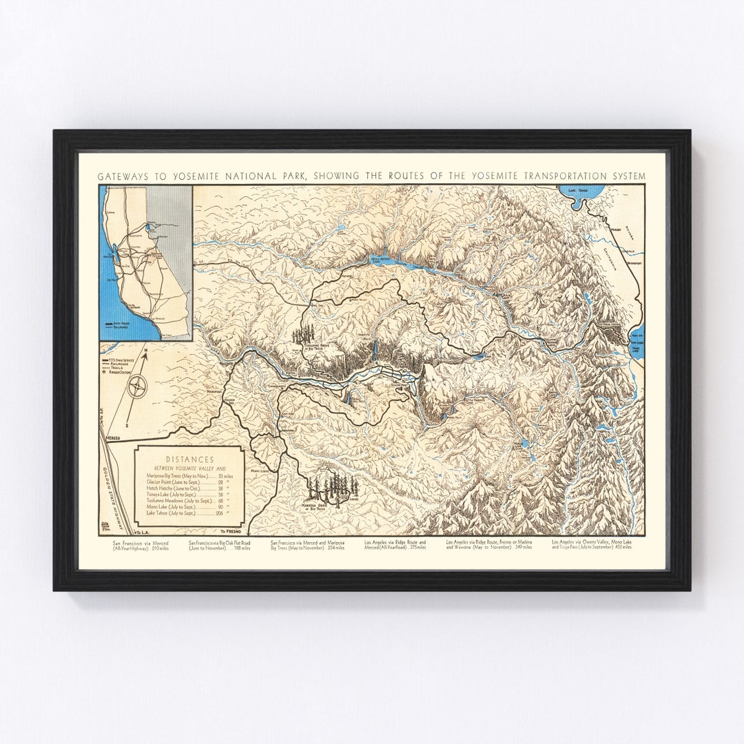 Tableau Parc National de Yosemite - 60 x 90 cm | Leroy Merlin