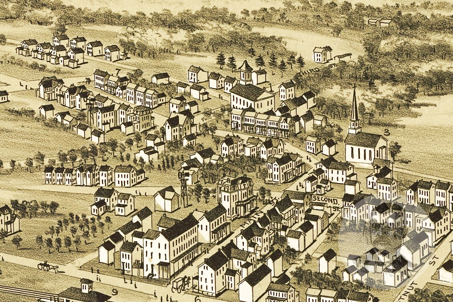 Vintage Alburtis Map 1893 Old Map of Alburtis Pennsylvania Etsy