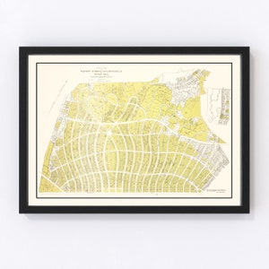 Beverly Hills Map 1940, Vintage Beverly Hills Map, Old Beverly Hills California Art, Wall Art Gift for Beverly Hills History Lovers Retro De