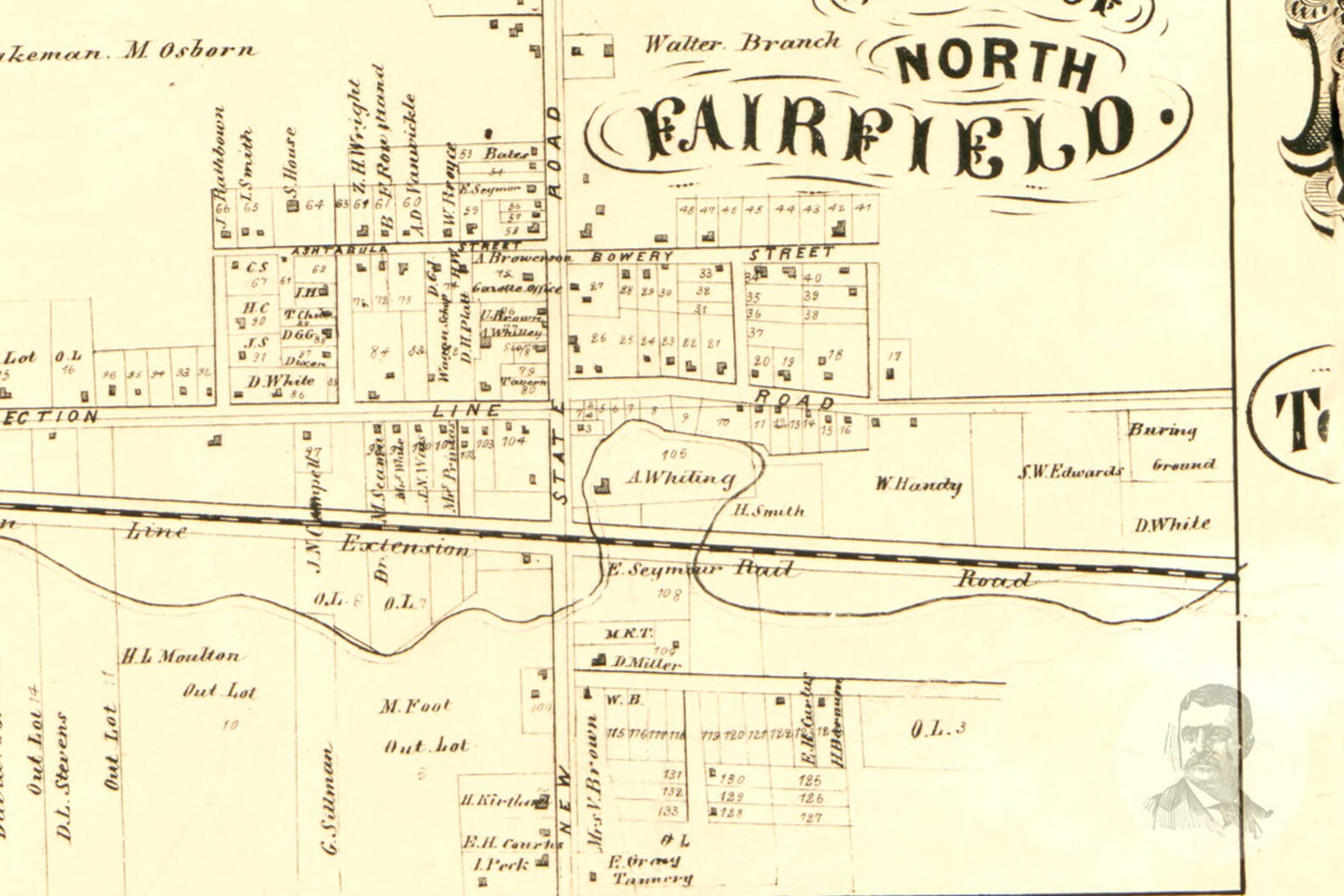Vintage Huron County Map 1859 Old Map of Huron County Ohio Etsy