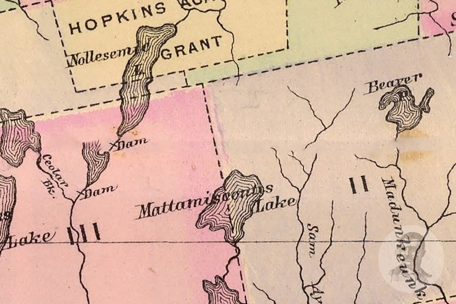 Vintage Penobscot County ME Map 1885 Old Maine Map Etsy