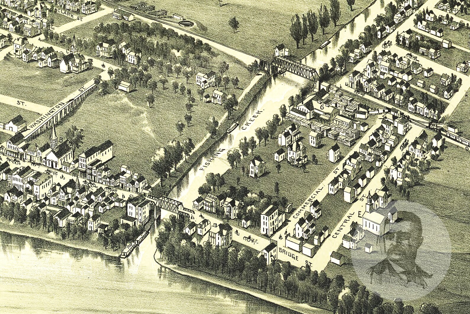 Vintage New Martinsville Map 1899 Old Map of New Etsy