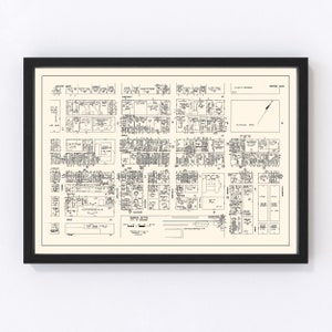 Holyoke Map 1946, Vintage Holyoke Map, Old Holyoke Massachusetts Art, Wall Art Gift for Holyoke History Lovers Retro Decor