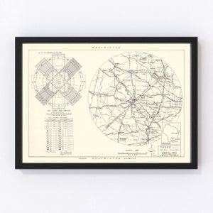 Truax Field Map 1952, Vintage Truax Field Map, Old Truax Field Art, Wall Art Gift for Truax Field History Lovers Retro Decor