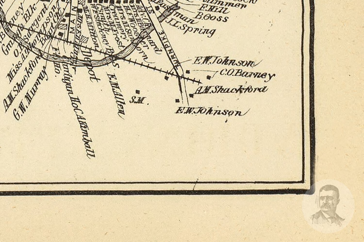 Vintage Canaan Map from 1892 Old New Hampshire Map Historic Etsy