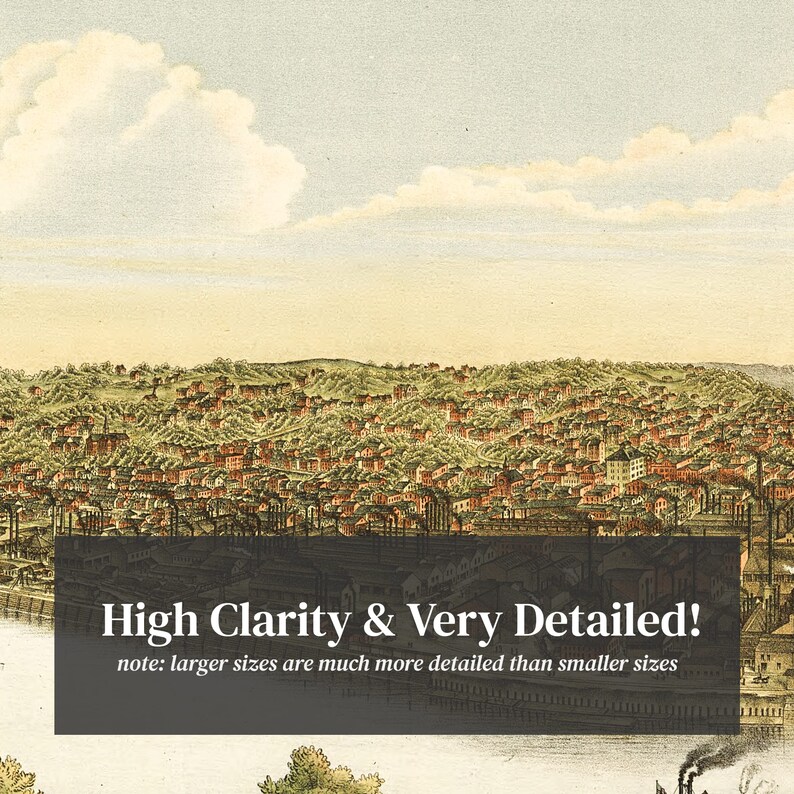 Mckeesport Map 1893 Old Map of Mckeesport Pennsylvania Art Etsy