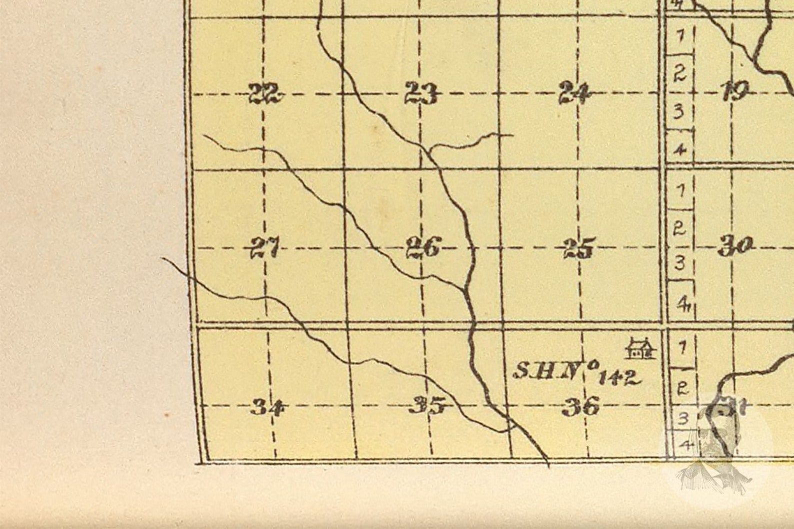 Vintage Elk County KS Map 1887 Old Kansas Map Historical Etsy