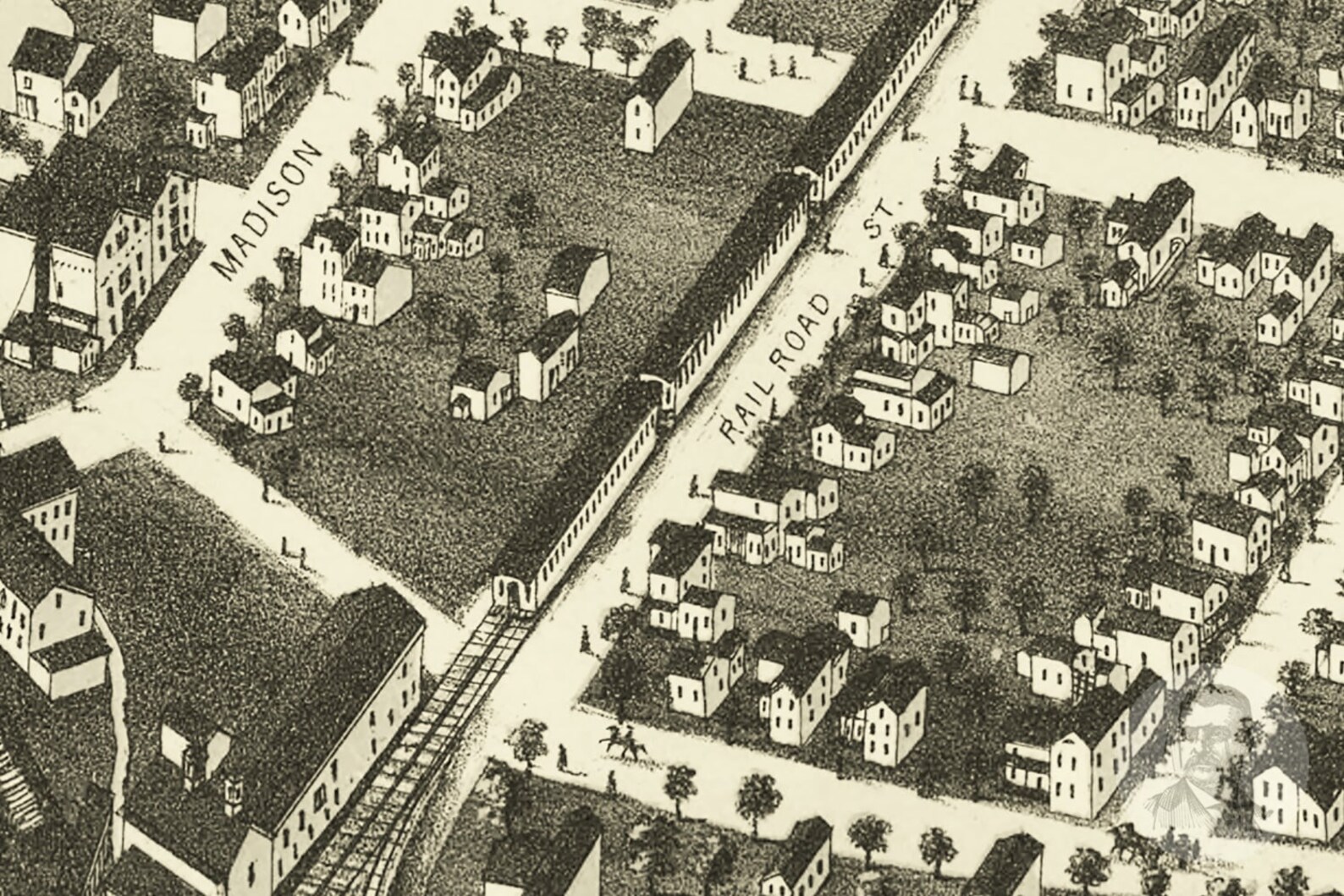 Vintage Oneida Map 1874 Old Oneida New York Map Historic NY Etsy