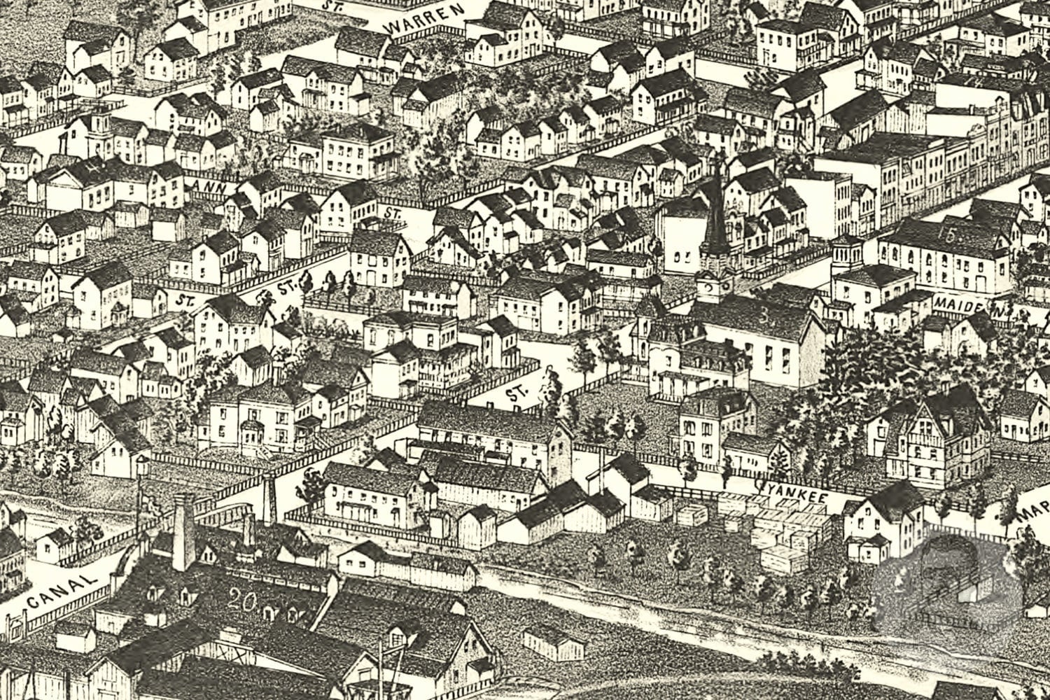 Ellenville Ny 1887 Vintage City Maps Restored City Ma vrogue.co