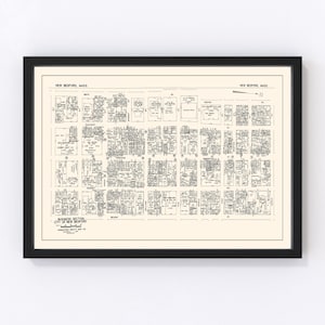 New Bedford Map 1946, Vintage New Bedford Map, Old New Bedford Massachusetts Art, Wall Art Gift for New Bedford History Lovers Retro Decor