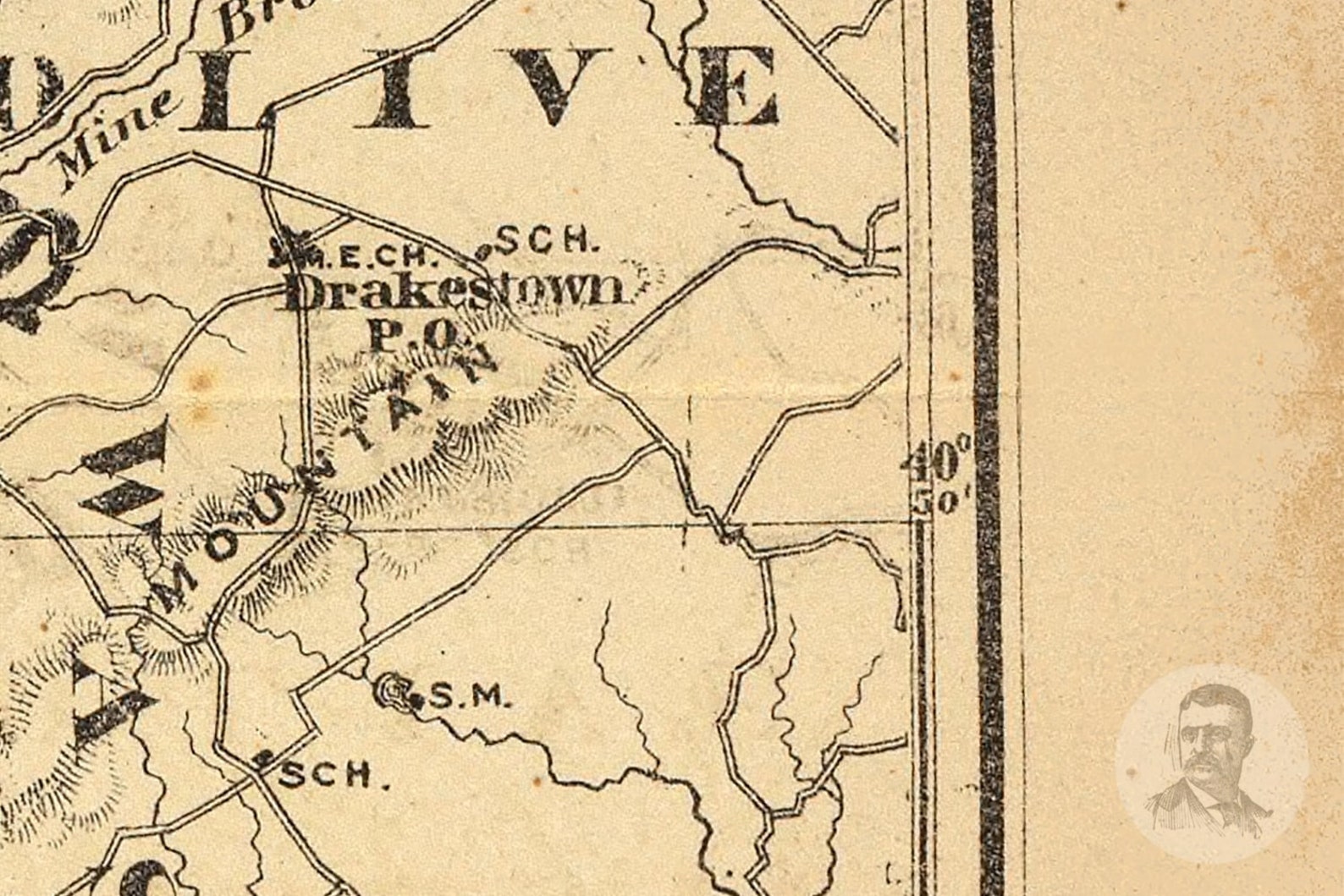 Vintage Warren County NJ Map 1872 Old New Jersey Map Etsy