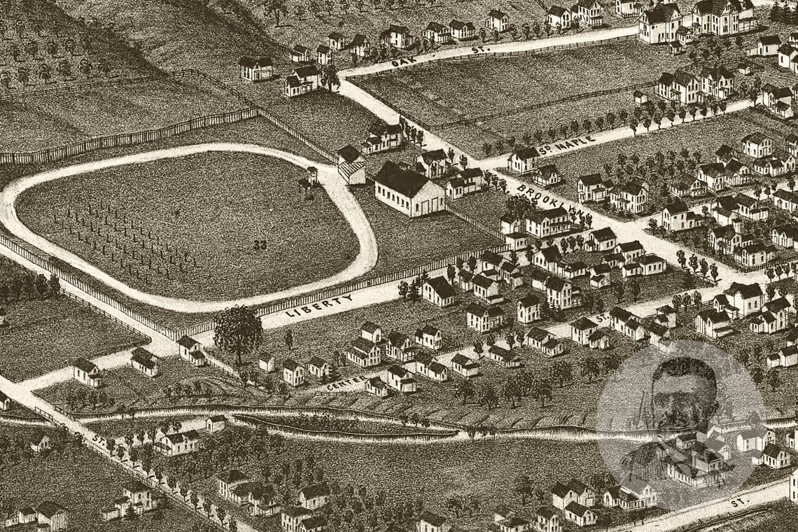 Vintage Warsaw Map 1885 Old Map of Warsaw New York Etsy